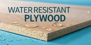 Water resistant plywood